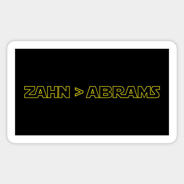 Zahn > Abrams Sticker by GloopTrekker